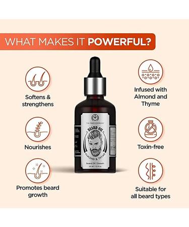 The Man Company Bart Care Duo - 30ml Beard Oil & 100ml Beard & Face Detergent | Stimulates Growth | 100% Natural | For All Skin Types | International Shipping - Buy Online on SooperMarket.com