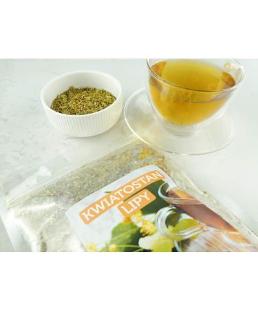 Linden flower Herbal tea | Wild crafted Tilia cordata |Rich in flavonoids | Loose tea| (200) 200.0 grams - Buy Online on SooperMarket.com