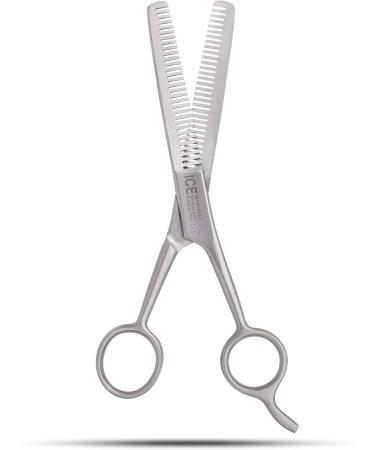Professional 6.2 inch Hair Thinning Scissor with Hook - Double Sided Sharp Teeth for Barber Texturing - Men, Women, Kids - Buy Online on SooperMarket.com
