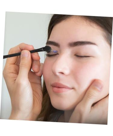 CANIGHT 25 Pcs Double Ended Eye Shadow Stick Lip Balm Brush Tool Eyeshadow Applicator Black Plastic - Buy Online on SooperMarket.com