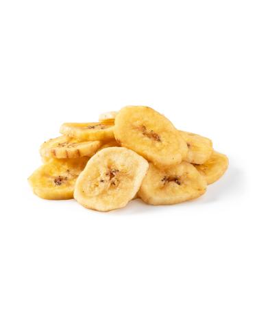 NUTS U.S. - Banana Chips Dried Sweetened in Resealable Bag (2 LBS)