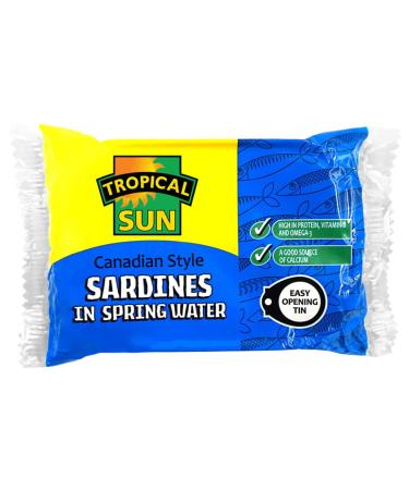 2 x Tropical Sun Canadian Style Sardines in Spring Water 12 x 106g