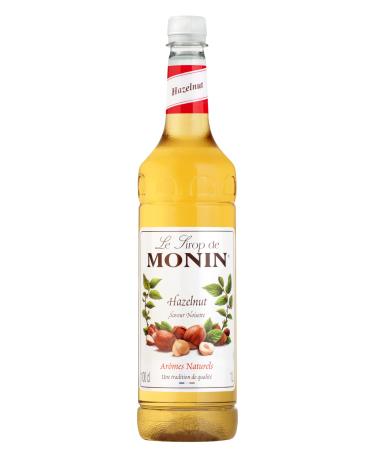 MONIN Premium Hazelnut Syrup 1L for Coffee and Cocktails. Vegan-Friendly 100% Natural Flavours and Colourings. Sugar-Free Hazelnut Coffee Syrup Hazelnut 1 l (Pack of 1)