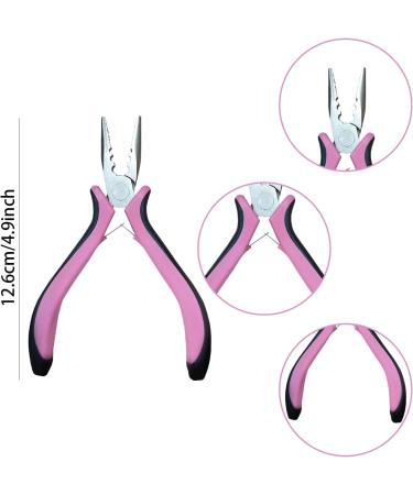JNAWA Mini Hair Extension Pliers Extension Loops Anti Slip Handles Hair Extension Pliers Professional Hair Extensions Tool for Females Hair - Buy Online on SooperMarket.com