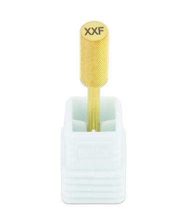PANA Small Barrel Gold Nail Drill Bit 2X Fine Grit | 3/32 Shank Size - Fast Acrylic & Hard Gel Removal for Manicure Pedicure - Salon Quality Tool - Buy Online on SooperMarket.com