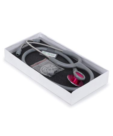 Buy Acoustic Stethoscope for Doctors & Medical Students - Lightweight Flexible Soft Ear Knobs (Grey) | International Shipping Available - Buy Online on SooperMarket.com