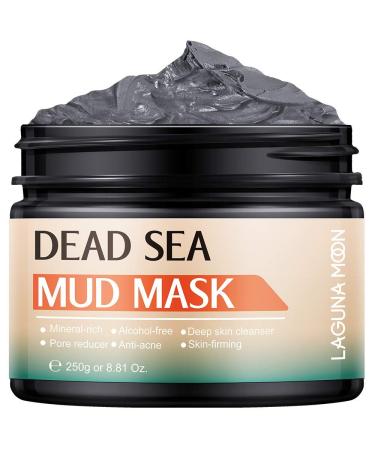 Lagunamoon Facial Deep Cleaning Natural Dead Sea Mud Mask Exfoliating Mask 250g