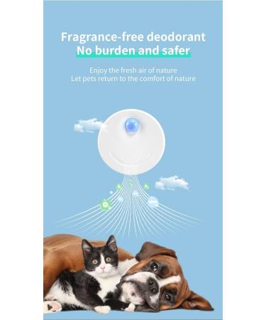 Roseflower Cat Litter Deodorizer | Intelligent Odor Eliminator & Air Purifier for Litter Boxes Kitchens & Bathrooms - #1 Choice for Pets - Buy Online on SooperMarket.com
