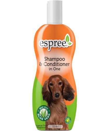 Espree Natural Shampoo & Conditioner in One for Dogs - 355 ml