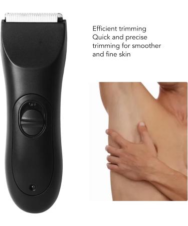 Men Body Hair Trimmer with Ceramic Cutting Heads Waterproof Rechargeable Adjustable Body Groomer for Full Body - Buy Online on SooperMarket.com