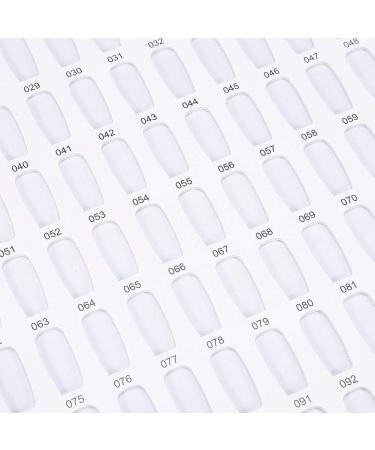 Nail Art Display Book Nail Color Chart Display Professional Salon Nail Color Swatches Nail Practice Card Design Board Nail Tip Storage Tools for Nail Art Showing(white) - Buy Online on SooperMarket.com