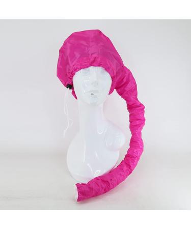 Towarm Portable Soft Hair Drying Cap - Adjustable Bonnet Hood Hat for Home Salon Use - Grey/Pink - Buy Online on SooperMarket.com