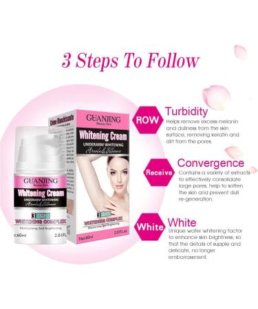 60ml Dark Skin Permanent Whitening Cream Full Body Bleaching Lightening Brightening - Buy Online on SooperMarket.com
