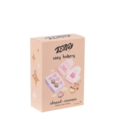 Cozy Bakery - Almond & Cinnamon Rooibos Tea TEAPSY Caffeine Free 15 Teabags