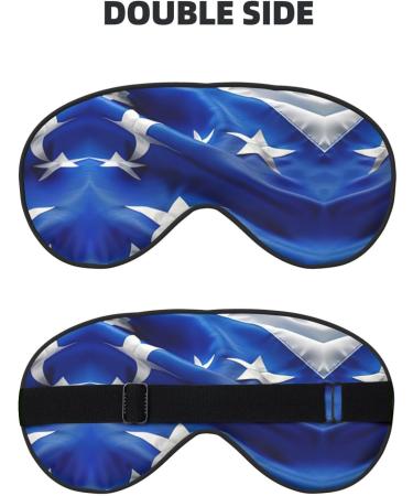 Blue Honduras Flag Sleep Mask | Adjustable & Breathable Eye Mask for Comfortable Sleep | International Shipping Available - Buy Online on SooperMarket.com