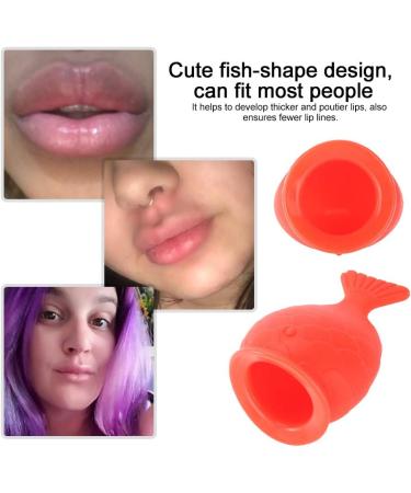Lips Plumping Tool Lip Plumping Silicone Tool Women Portable Fish Shaped Lips Plumper Enhancer Lip Enhancement Device Beauty Tool - Buy Online on SooperMarket.com