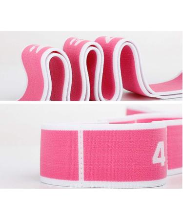 Xingmo Kids Stretch Band with Multi Loops - Pink Latin Yoga Exercise Trainer - Buy Online on SooperMarket.com