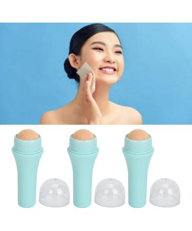 Oil Absorbing Volcanic Roller Oil Absorbing Roller Face Roller 3pcs Face Oil Absorbing Roller Remove Excess Oil Reusable Volcanic Stone Oil Control Roller - Buy Online on SooperMarket.com