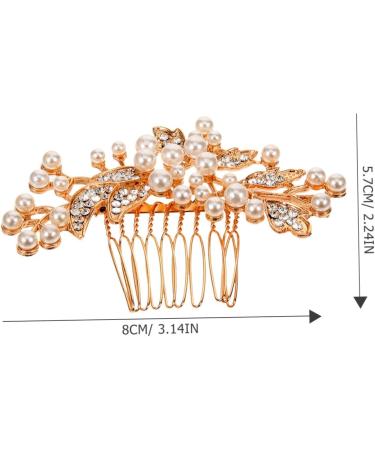 PLAFOPE Pearl Hair Side Comb Wedding Hair Side Comb Bridal Hair Accessories Hair Side Comb for Women Wedding Hair Accessories for Bride Bridal Hair Side Comb Bride Hair Side Comb Hair Comb - Buy Online on SooperMarket.com