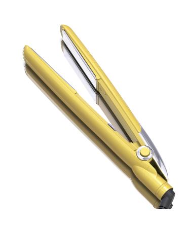 Titanium Hair Straightener and Curler 2 in 1 Flat Iron Curling Iron in One with Dual Voltage Auto Shut-Off