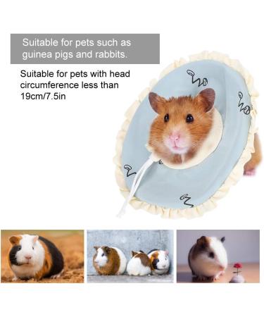 Buy DERCLIVE Small Pet Elizabeth Collar - Protective Circle Nursing Ring for Guinea Pig Rabbit Sugar Glider - Pink/Blue - L. Blue - Ideal for International Shipping - Buy Online on SooperMarket.com