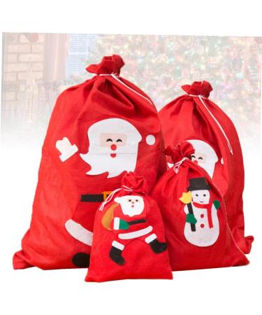KOMBIUDA 4 1 Bags Medium Size Merry Christmas Sack Candy Bag for Christmas Oversized Child Handbag - Buy Online on SooperMarket.com
