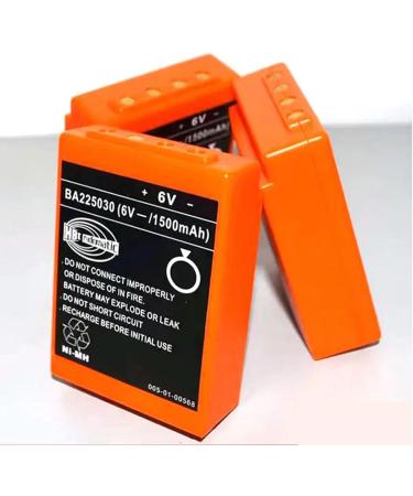 WELLVEUS 3 Pack BA225030 Battery for HBC Radiomatic - 6V 1500mAh International Shipping Available - Buy Online on SooperMarket.com