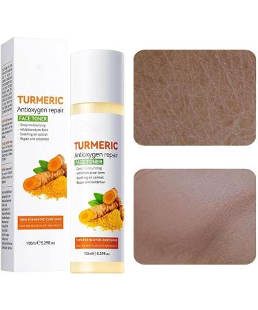 Turmeric Face Toner Dark Spots Skin Toner for Face Turmeric Hydrating Face Toner for Dry Skin Turmeric Oil Toner Serum Reduce Dark Spots & Acne Toner Moisturiser Day & Night Use 150 ml - Buy Online on SooperMarket.com