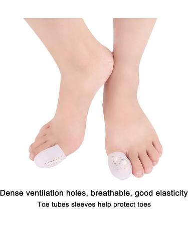 AUXHCYL 26-Piece Soft Gel Toe Tubes Sleeves for Pain Relief - Corn Pad Protectors, Toe Caps, Toe Separator Silicone Protectors for Women - Buy Online on SooperMarket.com