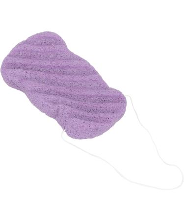 Verdant Touch Facial Sponge Plant Fiber Facial Sponge Reusable Face Cleansing Exfoliating Puff Washable Bath Sponge Portable Purple - Buy Online on SooperMarket.com