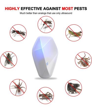 Ultrasound Pest Control Unit - Effective Insect & Rodent Repellent for Home | International Shipping - Buy Online on SooperMarket.com