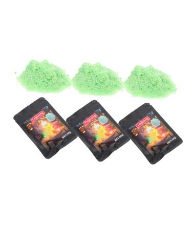 PRETYZOOM 3 Packs Campfire Powder Sales Today Clearance Today Today Clearance Garden Decoration Fire Packets Long Burn Small Fire Pit Outdoor Flame Powder Mineral Powder Party Supplies Beach