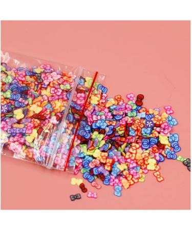 EGURS 1000 Pcs 3D Nail Art Polymer Clay Slices - Colorful Pearl Nail Stickers for Craft & Decoration - Buy Online on SooperMarket.com