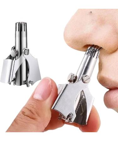 TEMKIN Stainless Steel Nose Hair Trimmer - Washable Portable & Manual Nose Hair Razor for Effortless Grooming - Buy Online on SooperMarket.com