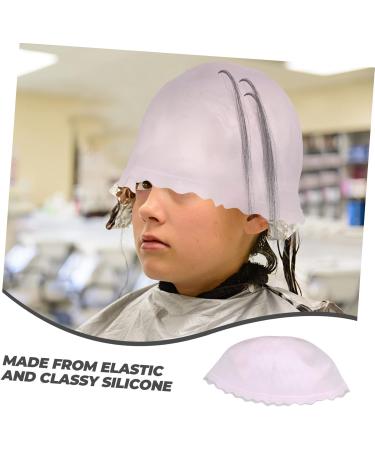 Mikinona Silicone Highlighter Cap Hair Dyeing Hat for Salon Hair Dyeing Caps Hair Highlighting Hat Dyeing Color Cap Dyeing Color Tool Silicone Hair Salon Cap Silicone Highlight Hat Dye Caps - Buy Online on SooperMarket.com