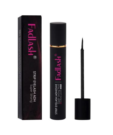 Eyelash Glue for False Lashes Super Strong Hold Eyelash Glue Black Lash Glue for False Lashes Waterproof Strip Lash Glue Professional Latex Free Sensitive Eyes Black-Eyelash Glue for False Lashes Black