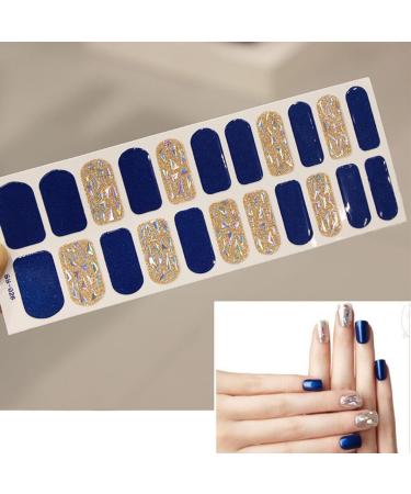 kawehiop Gel Nail Stickers With UV Light Long-lasting And Easy To Apply Rich Color Variety Silica Gel Adhesive Full Nail Wraps - Buy Online on SooperMarket.com