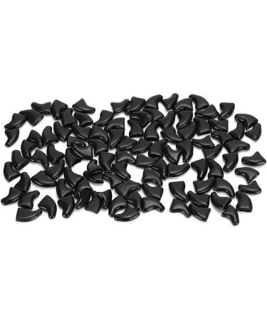 Tmishion Cat Nail Caps & Dog Paw Anti-Scratch Claw Protectors - 100 Soft Sleeves XS Cool Black Safe & Durable Pet Claw Covers - Buy Online on SooperMarket.com