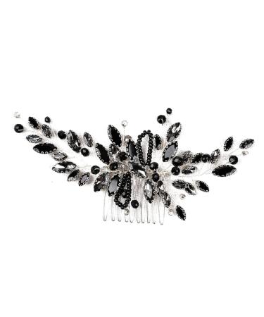 Bridal Hair Comb Crystal Wedding Headpiece Elegant Hair Accessories for Brides Bridesmaids and Proms Sparkling Rhinestone Hair Decor for Special Occasions