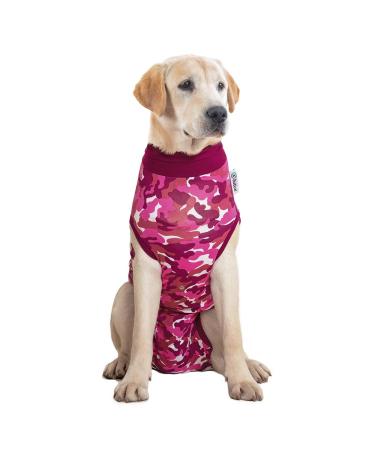 Suitical Recovery Suit Hund L Rosa Camouflage Pink/Camouflage L (1Pack)