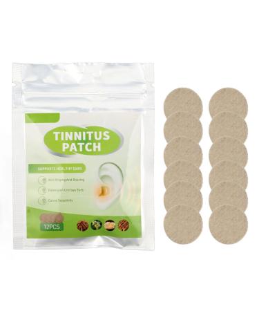 12pcs Tinnitus Relieve Patch Relieve Ear Pain Patch Light Weight Portable Mild Tinnitus Treatment Patch Tinnitus Sticker Patch