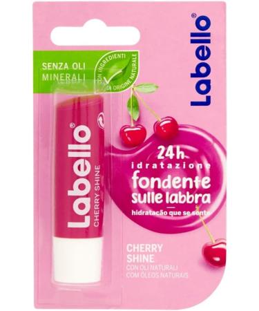 Labello Cherry Fruity Shine Lip Balm Stick SPF 10 | Beauty Care for Soft & Smooth Lips - Buy Online on SooperMarket.com