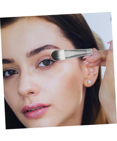 Buy 2 Sets of Metal Handle Makeup Brushes for Women | Eye Shadow Brow & Loose Powder Brush Perfect for Flawless Eye Makeup & Blush Application | High-Quality Artificial Fiber - Buy Online on SooperMarket.com