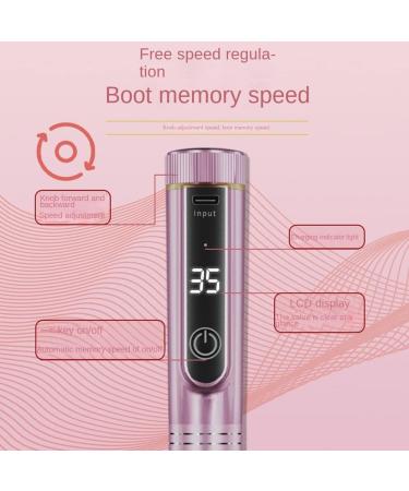 TsoLay 35000RPM Electric Nail Drill Rechargeable Model Nail Polisher USB Nail Polisher Manicure Pedicure Tool Black - Buy Online on SooperMarket.com