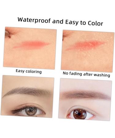 BELLIFFY 1 Set Eyebrow Pencil Eyebrow Pen Makeup Tools Positioning Pen Eyebrow Line Pen Red Wood 1 count (Pack of 1) Red - Buy Online on SooperMarket.com