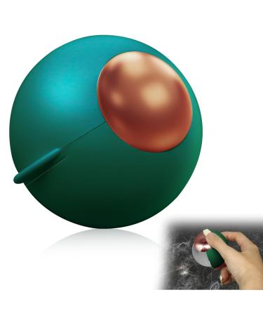 Washable reusable sticky lint roller for animal hair portable gel foot roller for lint removal washable lint roller for removal of lint (green-gold)