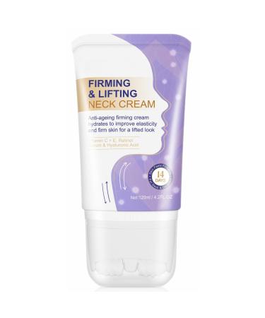 Neck Creams for Firming Roller 120g Neck Firming Cream Anti Wrinkle Cream with Vitamins E & C Skin Tightening Cream Neck Tightening Cream for Neck Tightening Lifting Sagging Skin
