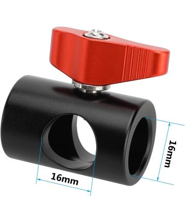 CAMVATE Light Stand Head Adapter with ARRI 3/8 -16 Thread Hole and 4 Locating Hole - Red | 3113 - Buy Online on SooperMarket.com