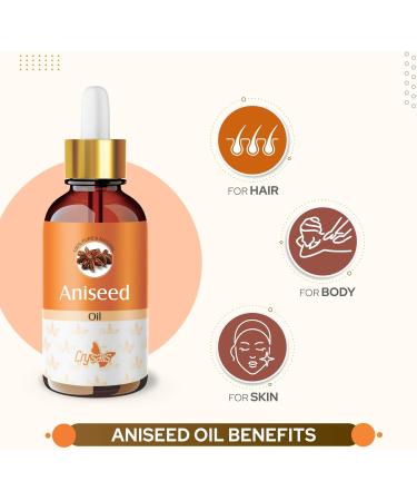 Crysalis Aniseed Oil 100% Natural Pure Undiluted Uncut Essential Oil 50ml with Dropper 50 ml (Pack of 1) - Buy Online on SooperMarket.com