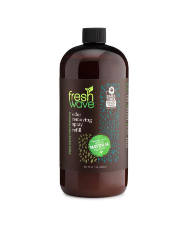 Fresh Wave Odor Eliminator Spray & Air Freshener Refill, 32 fl. oz. | Original Scent Spray Refills For Up To 4 8oz. Spray Bottles | Safer Odor Relief | Natural Plant-Based Odor Eliminator